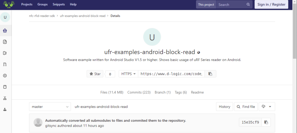 ufr series on android sdk release news